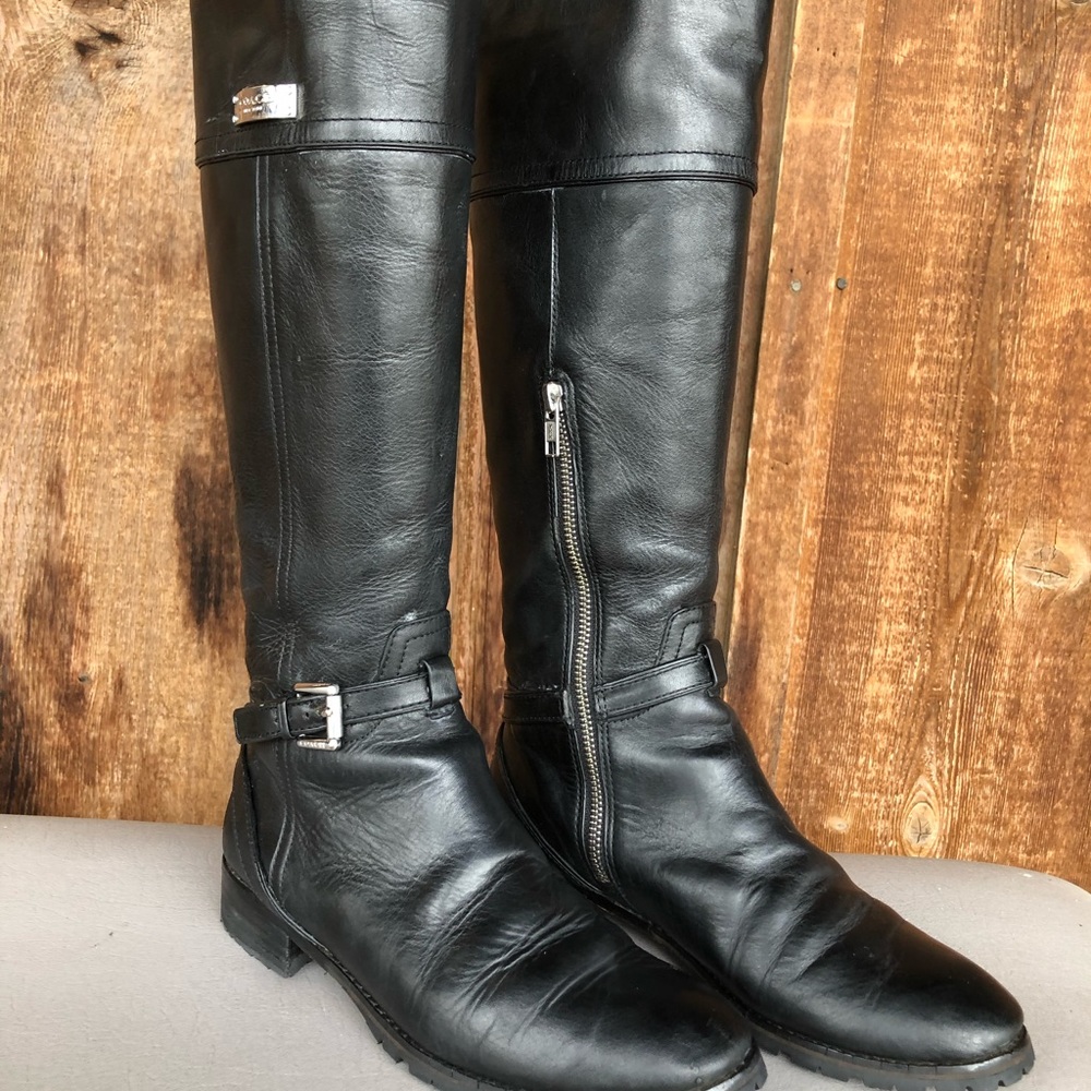 Women's Coach Micha Knee High Riding Fashion Boots